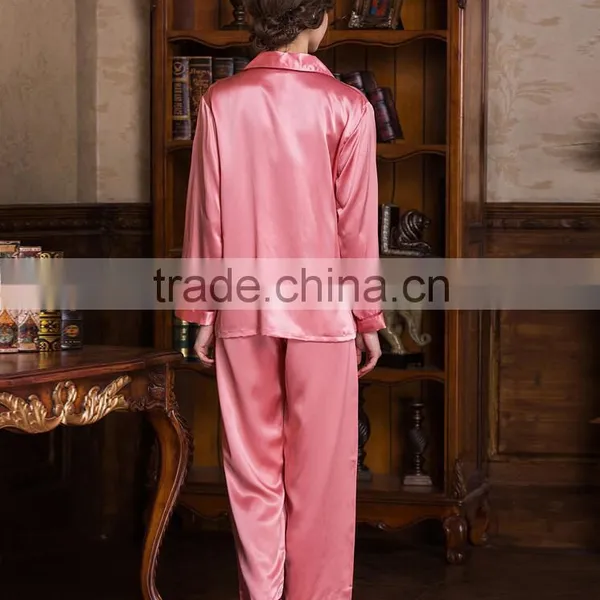 100% Silk Pajama With Pink Color, 16mm Crepe photo-3