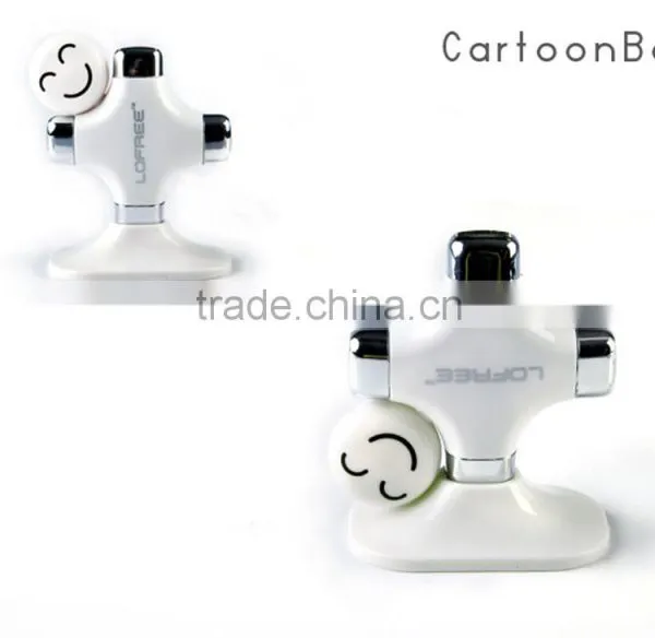 Cartoonboy 4-port Usb 1.1 1.0 Hub With Smiley Face Mounting Usb Hub With Card Holder Function photo-5