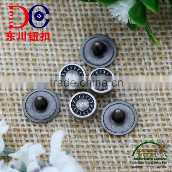 7mm Zinc Alloy Custom Logo Rivet Stud Button for Denim photo-3