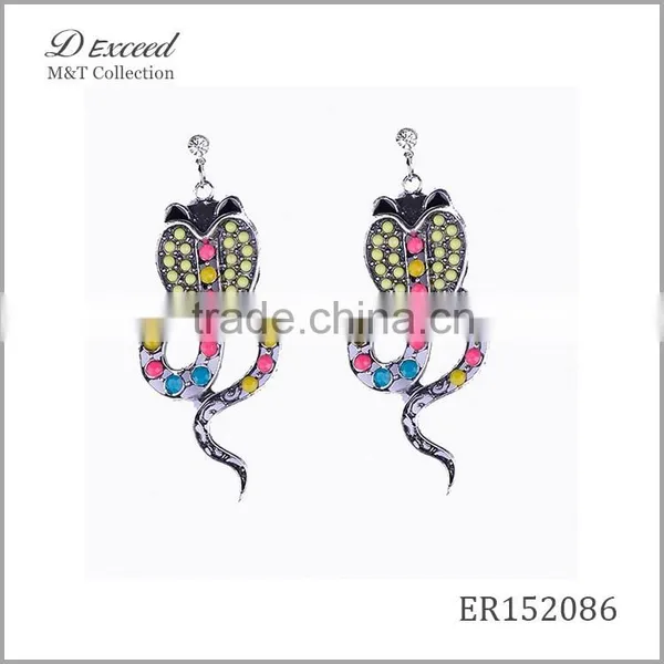 New Designs Ladies/Women's Vintage Jewellery Earrings Bohemian Style Cobra Gold/Silver Plating Drop Earrings photo-3