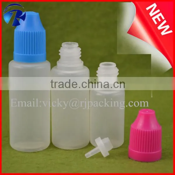 15ml PE Bottles With Childproof Cap Custom Labels photo-3