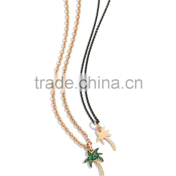 Star Tree Charm Gold Pendant