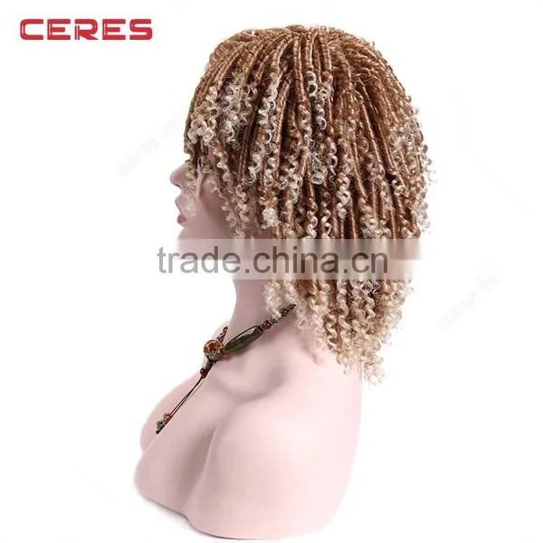 New Development Elastic Cap Top Grade Free Catalogs Synthetic Fiber Dreadlocks Wig photo-3