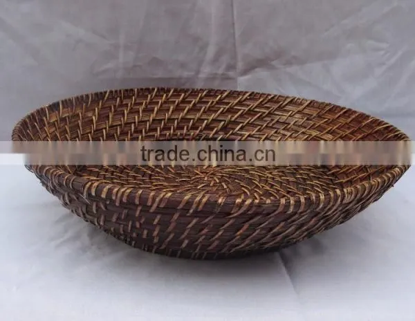 Magazine Rattan Bamboo Baskets New Style Brown Colour photo-5