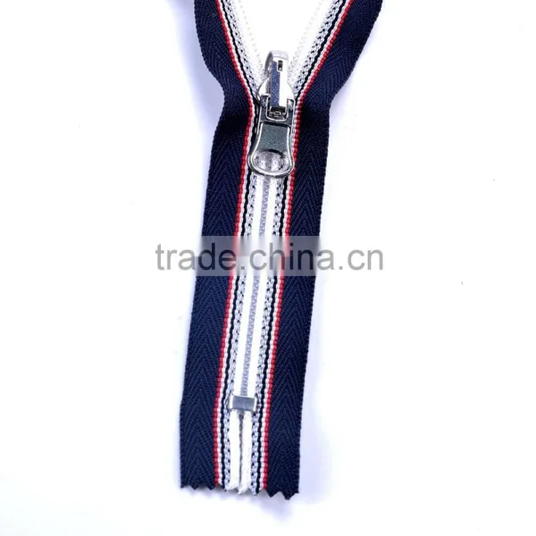 Colorful Nylon Zippers YKK Qulity