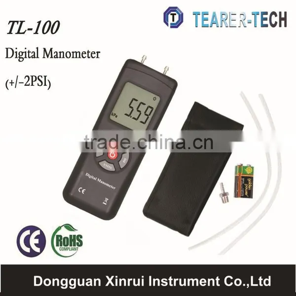 Professional Digital Differential Air Pressure Manometer Gauge TL-100 (2PSI) photo-3