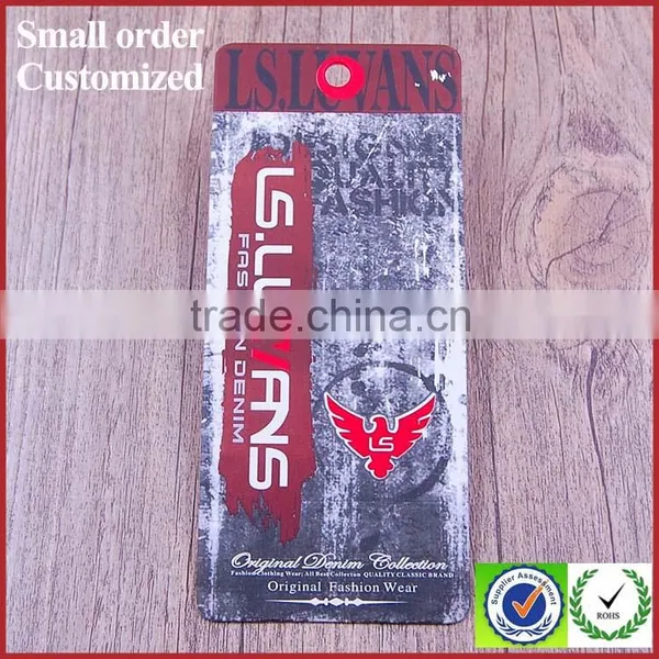 Blue Small Forated Hang Price Paper Swing Tags for Garment photo-4