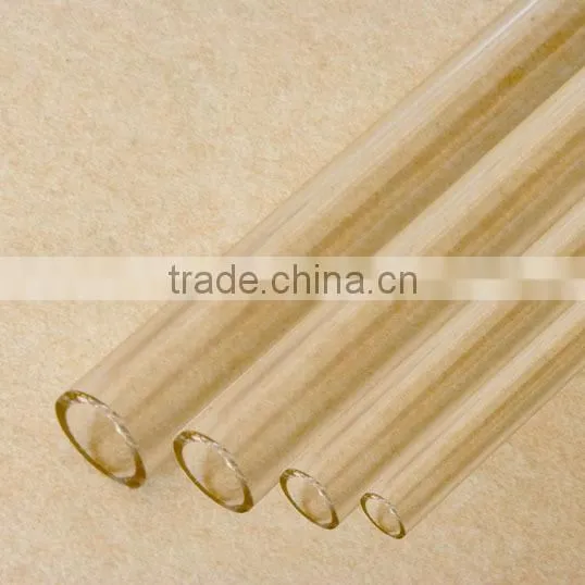 Round organic glass tube material for architectural model making