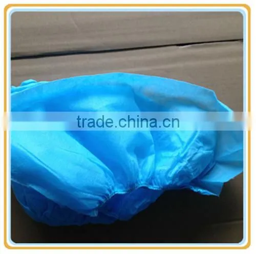 Disposable Protective Blue Non Woven Shoe Cover photo-3