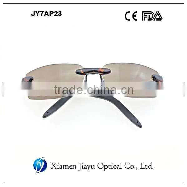 Fashion Rimless Plastic Sunglass photo-2