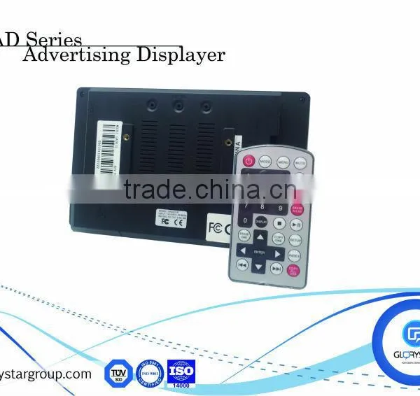 7 Inch Wall Mounting Video Display hd Lcd Digital Signage photo-2