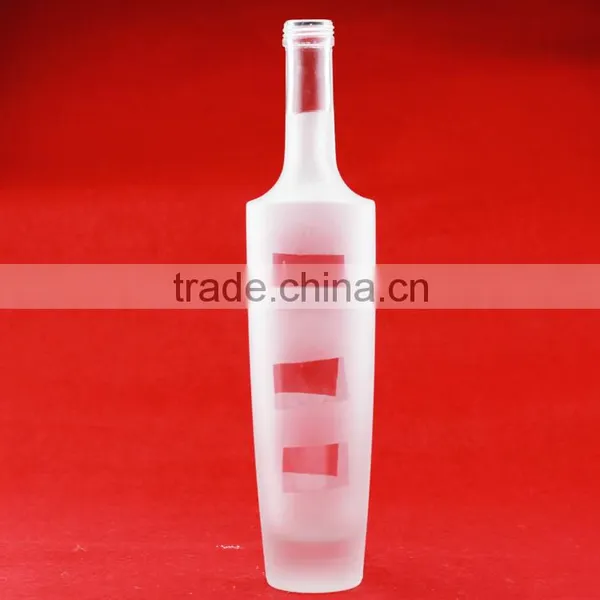 Professional Customized Glass Printing Bottles Cork Cylinder Glass Wine Bottles 750ml Striangle Shape Bottles photo-5