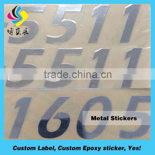 High Quality Gold Adhesive Chrome Letters Accept Paypal photo-2