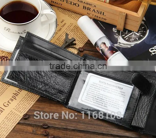 Hot Sale Men Card Holder Pocket Money Clip Mens Stylish Leather Wallet photo-5
