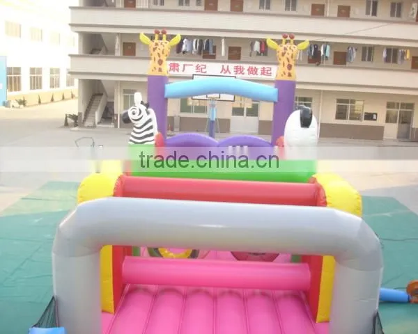 Commercial Outdoor Inflatable Bouncer /inflatable Slide Bouncer /giant Inflatable Obstacle Bouncer photo-4