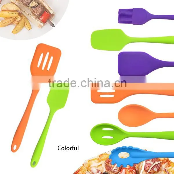 Colorful Food Grade Heat Resistant Silicone Utensils/ Silicone Kitchen Utensil Set /Slicone Cooking Utensils Sets photo-2
