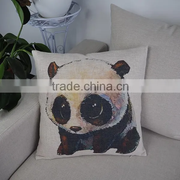 China Custom Cushion Pillow Manufacturer Square Panda 18inch Pillows Covers photo-5