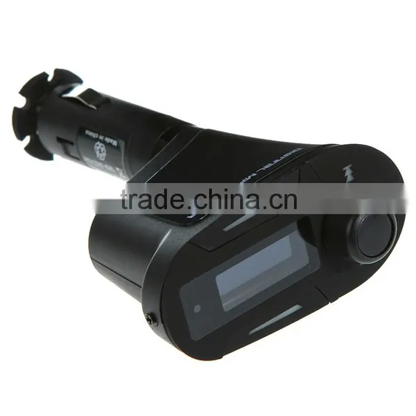 Car Mp3 Player Wireless fm Transmitter Remote Control LCD Car Kit MP3 Player Wireless FM Transmitter Modulator With USB SD MMC photo-3