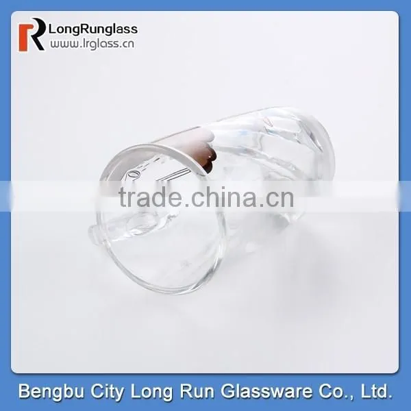 LongRun 360ml Hot New Products for 2015 Promotional Drinking Glass Mug Handle With Customer's Logo photo-3