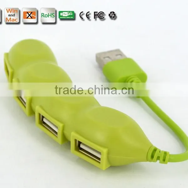 China Personal Design Slim Funny Mini 4 Port Usb 2.0 Hub From Usb Hub Suppliers photo-2
