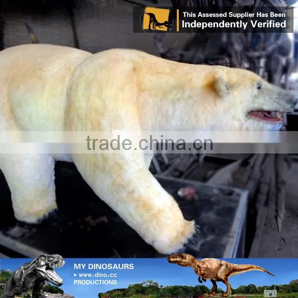 My Dino-C024 Theme Park High Quality Life Size Polar Bear Statues photo-3