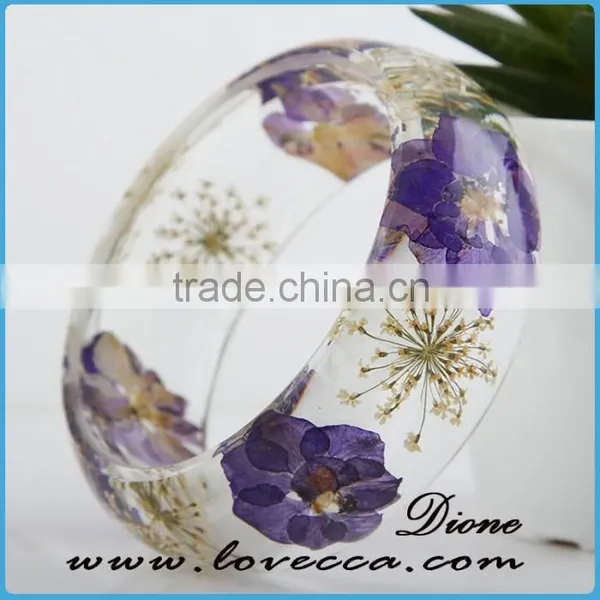 Real Dry Flower Inside Bracelet photo-3