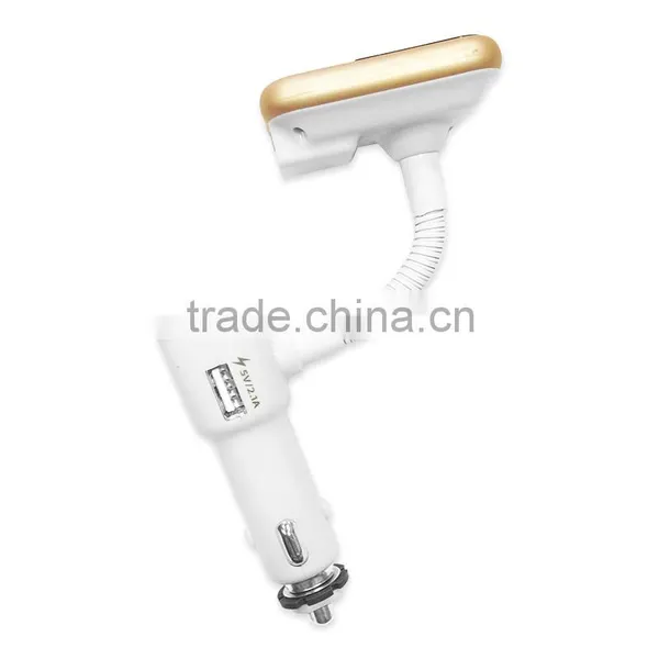 Bluetooth 4.0 Handfree Car Kit With FM Transmitter & 2.1A Charger photo-2