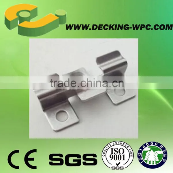 Cheap Wpc Wood Composite/timber Decking Stainless Steel Clips photo-4