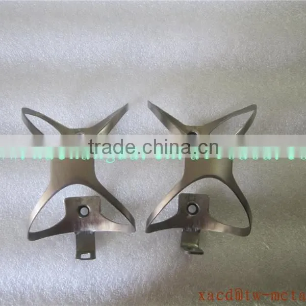 Bike Water Bottle Cages Customize Titaniun Water Bottler Cages Adjustable Using on Ti Bike Frame Titanium Water Bottle Cage