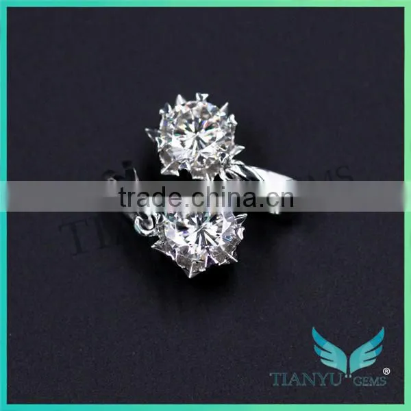 Fashion Style 24K Gold 1 Carat Moissanite Diamond Pendants Charms for Necklaces photo-4