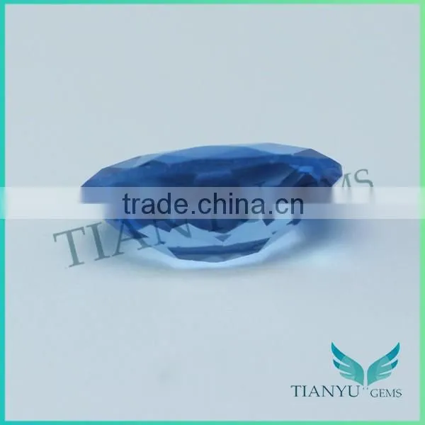Aaa Quality 107# Oval Shape Dark Sapphire Blue Lab Creat Spinel photo-4
