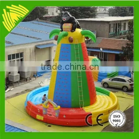 Inflatable Rock Climbing Wall Kids Outdoor Castle Used Rock Climbing Wall For Sale photo-3