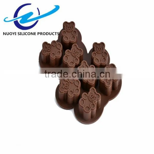 Food-grade Bear Shape Silicone Cake Mould photo-2