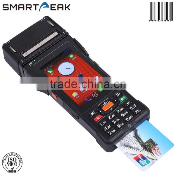 3g Wifi Bluetooth Gps Rfid Touch Screen Android Handheld Pos Terminal With Fingerprint and Barcode Scanner photo-6