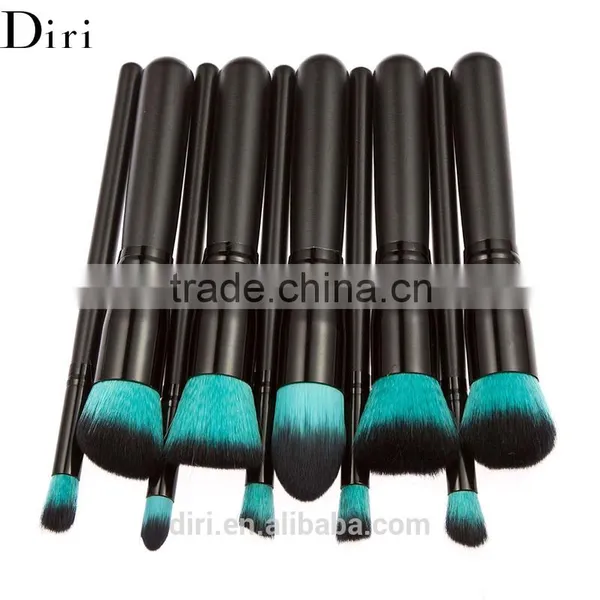 New Pro High Quality Private Label 10 Pcs Kabuki Make up Brush Set China Makeup Brush Set photo-5