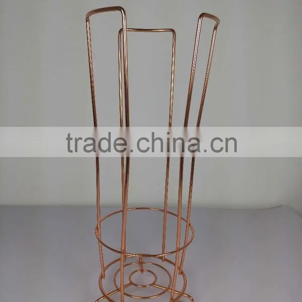 Metal Wire Chrome Paper Roll Stand/Toliet Paper Roll Holder photo-5