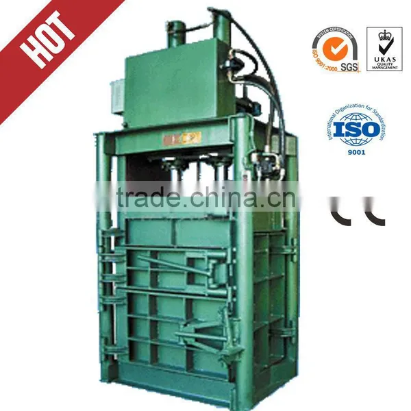 Hydraulic vitercial baler for wool/waste papaer and cans package machine