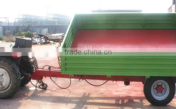 Hot Sale Euro Style Tractor Use Hydraulic 2 Ton, 3 Ton Farm Tipping Trailer, Rear and Side Tipping With CE Certification photo-6