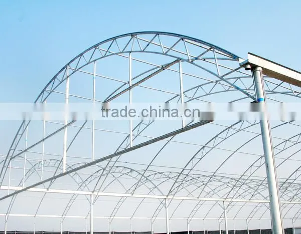 Plastic Sheet Covered Greenhouse Grow Tent With Gutter System For Agricultural Planting photo-2