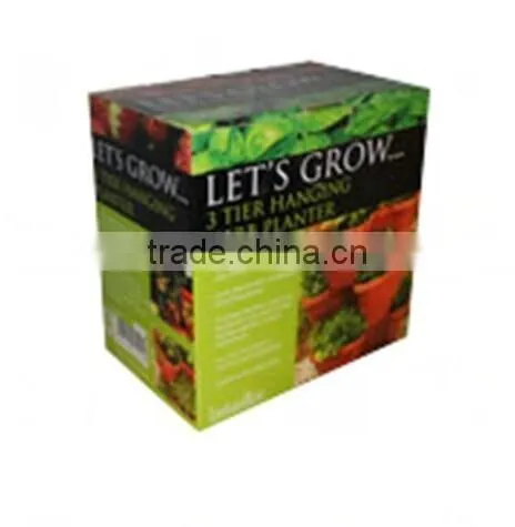 Stackable Garden Planter Herb Flower Pots Indoor Outdoor Round Clover photo-5