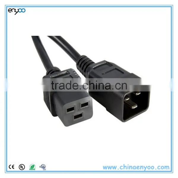 C20 to C19 Power Cord - Black Server Cable photo-2