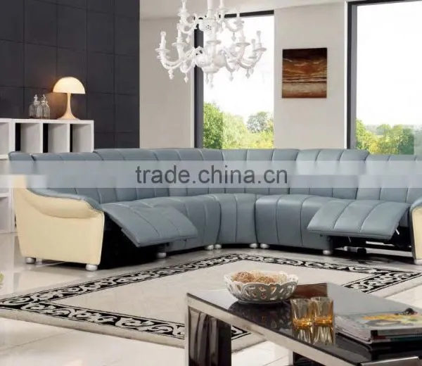 Bisini Modern Movie Recliner Sofa Set, Italan Genuine Leather Recliner Sofa, Italy Recliner photo-3
