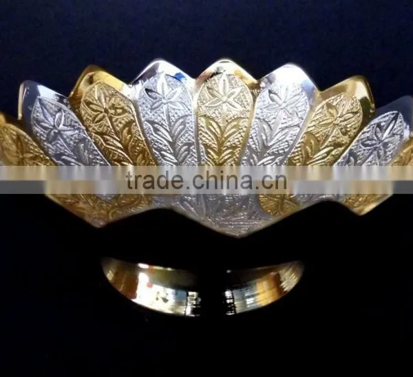 Beautiful Gift Item, Return Gift Gold and Silver Plated Bowl photo-2