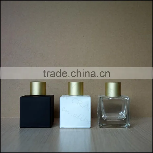 Custom Made Hand Blown 15ml 100ml 200ml Square Glass Perfume Bottle photo-5