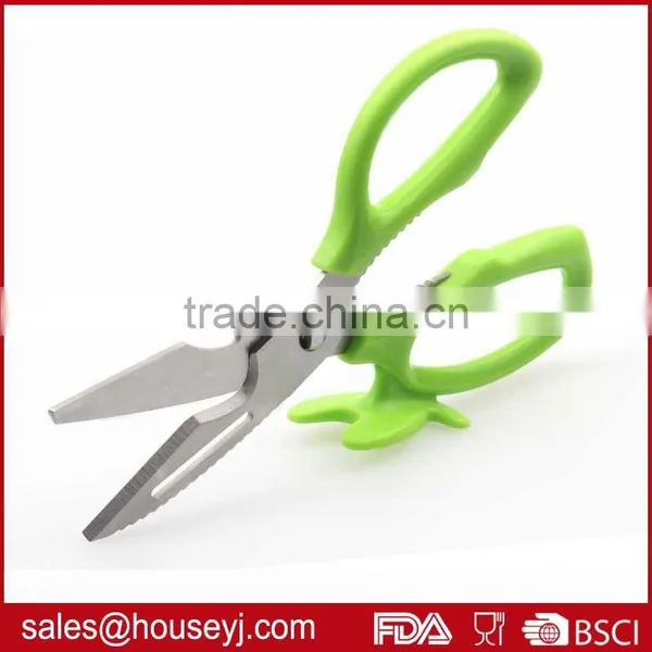 Can Stand Stainless Steel Kitchen Scissors With ABS Plastic Handle Detachable Scissors photo-5