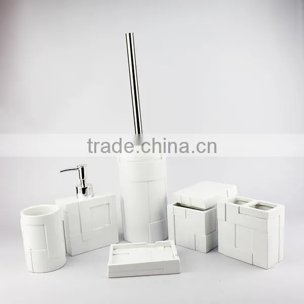 EA0047 White Square Bathroom Vanity 6 Pcs Wholesale