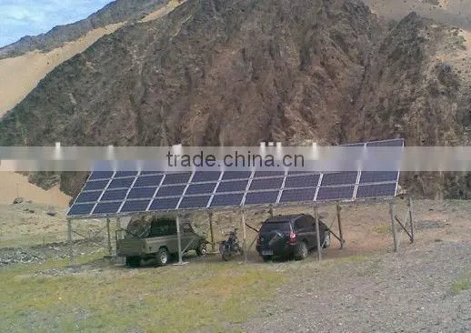 Whole Solar Power System With Solar Panel,controller,inverter,cable Connector and Mounting1KW,2KW,3KW,4KW,5KW photo-2