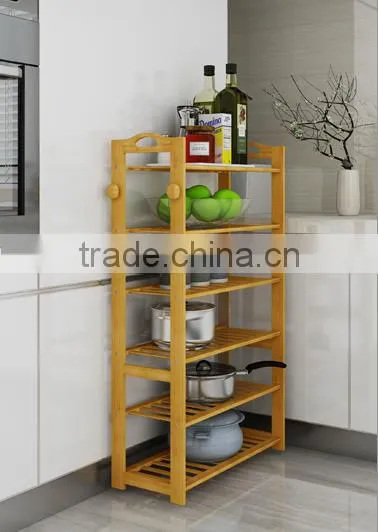 Japanese Style Bamboo Wooden Shoes Rack photo-6