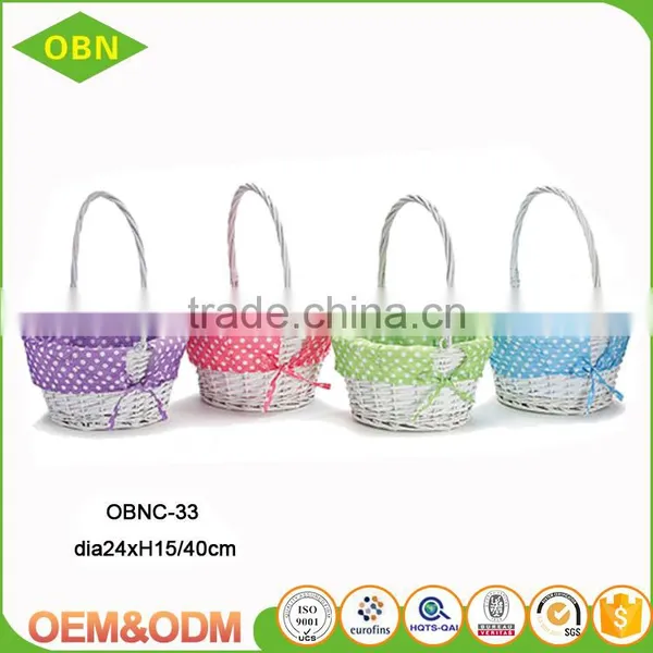 Wholesale Fancy Hand Woven Boat Shape Empty Valentine Gift Basket photo-6