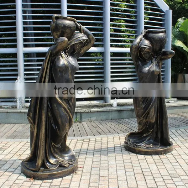 Landscape Bronze Lady Sculpture photo-4